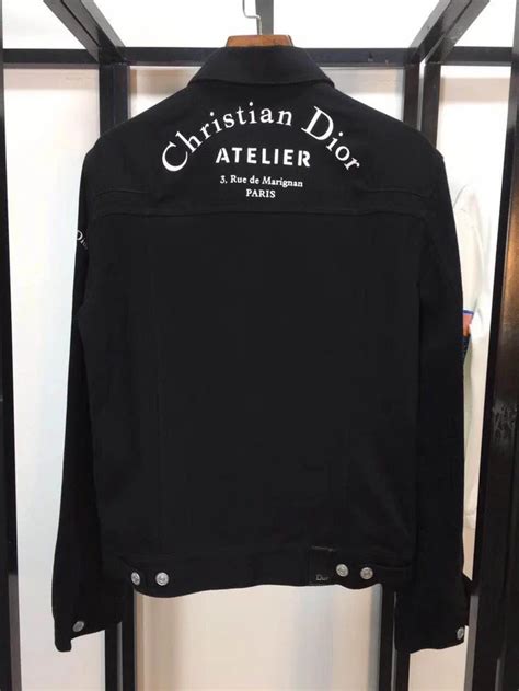 dior denim jacket|christian dior atelier jacket.